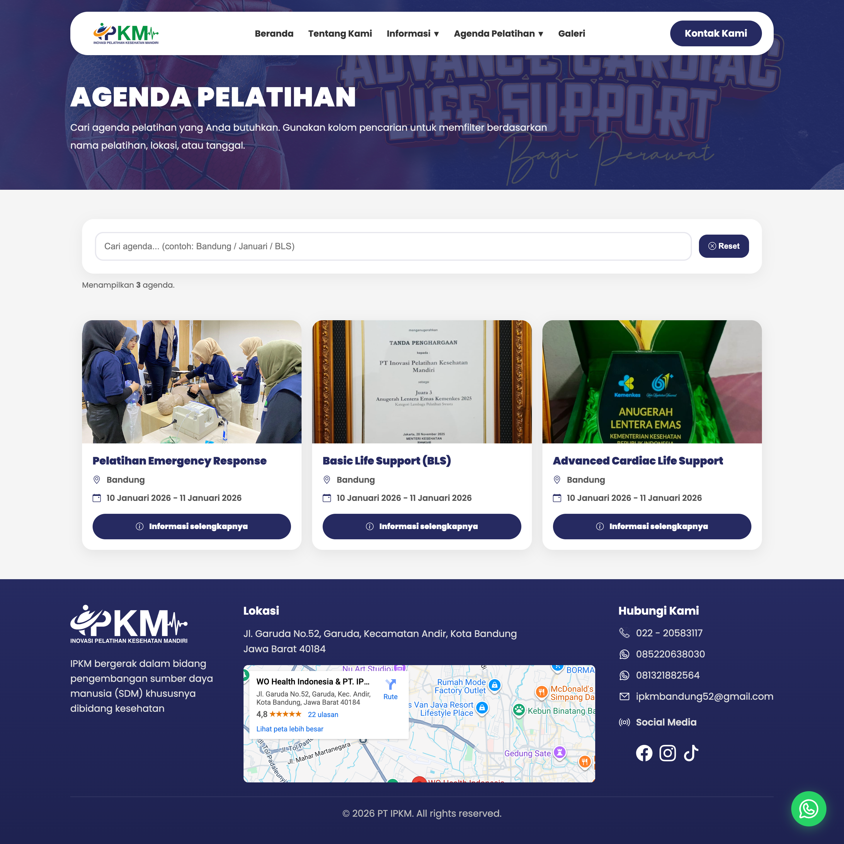 Bagan struktur organisasi PT IPKM